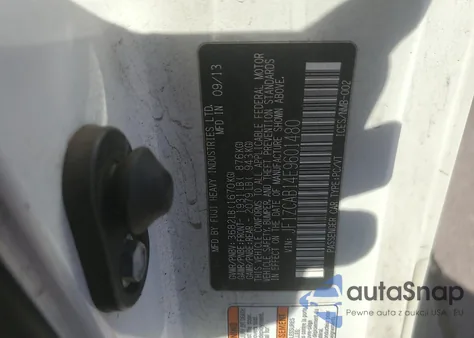 2014 Subaru Brz 2.0 Premium из США, поврежденный, VIN JF1ZCAB14E9601480